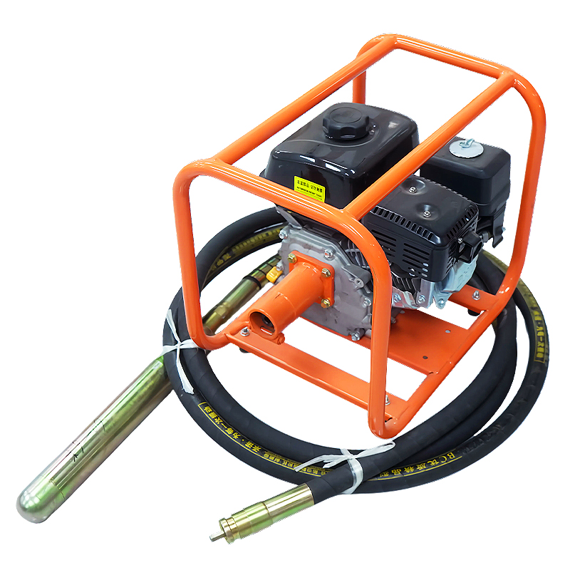 220V Diesel Gasoline Powered Horizontal Concrete Vibrator Plug-In Construction Site Rod Concrete Slurry Exhaust Engine Vibrator