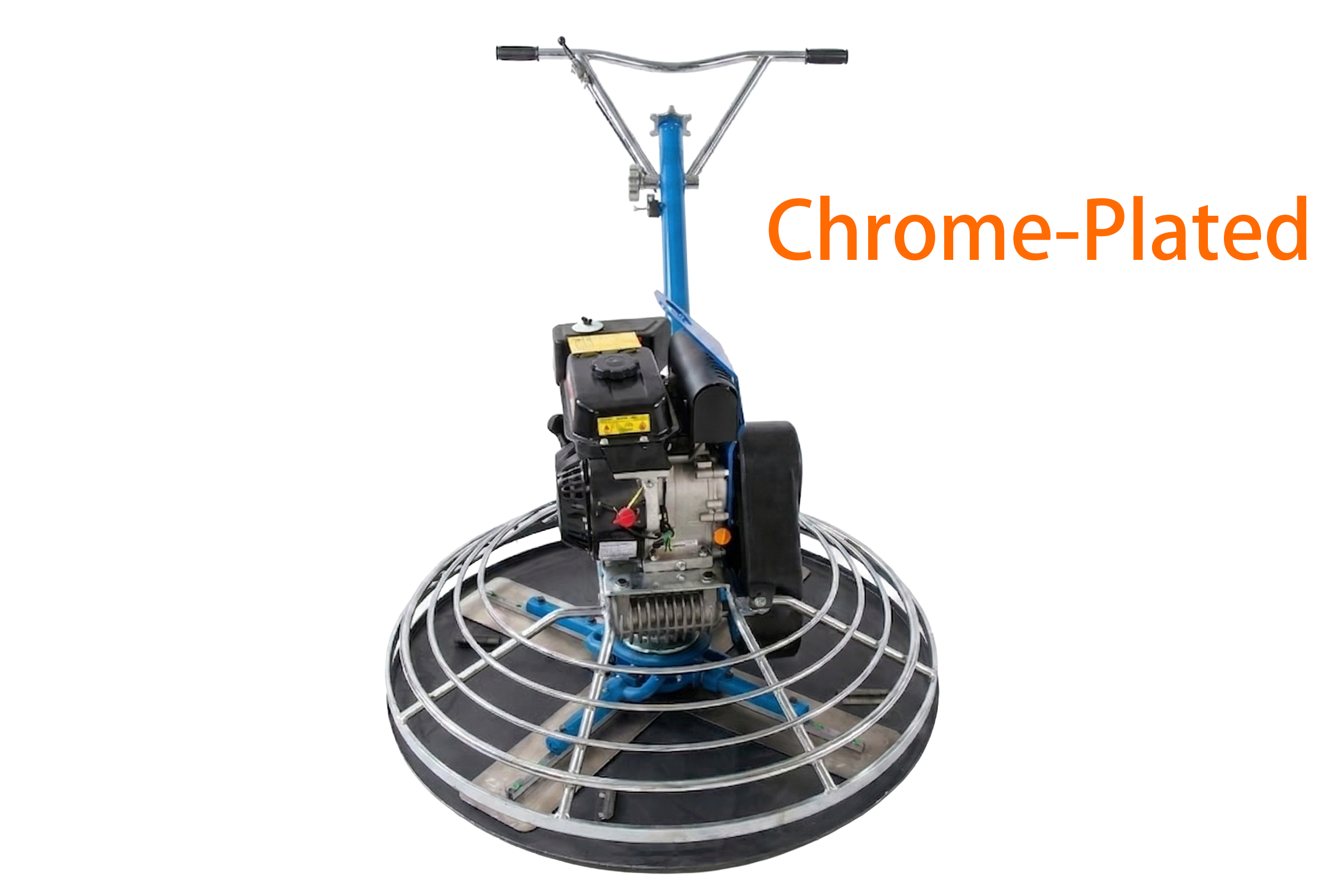 Japan | Baileyton——Chrome-Plated——MTQT 5.5HP Gasoline Engine Walking Advanced Mini Concrete Power Spatula Machine 8 Blades High Efficiency Concrete Surface 1 Year