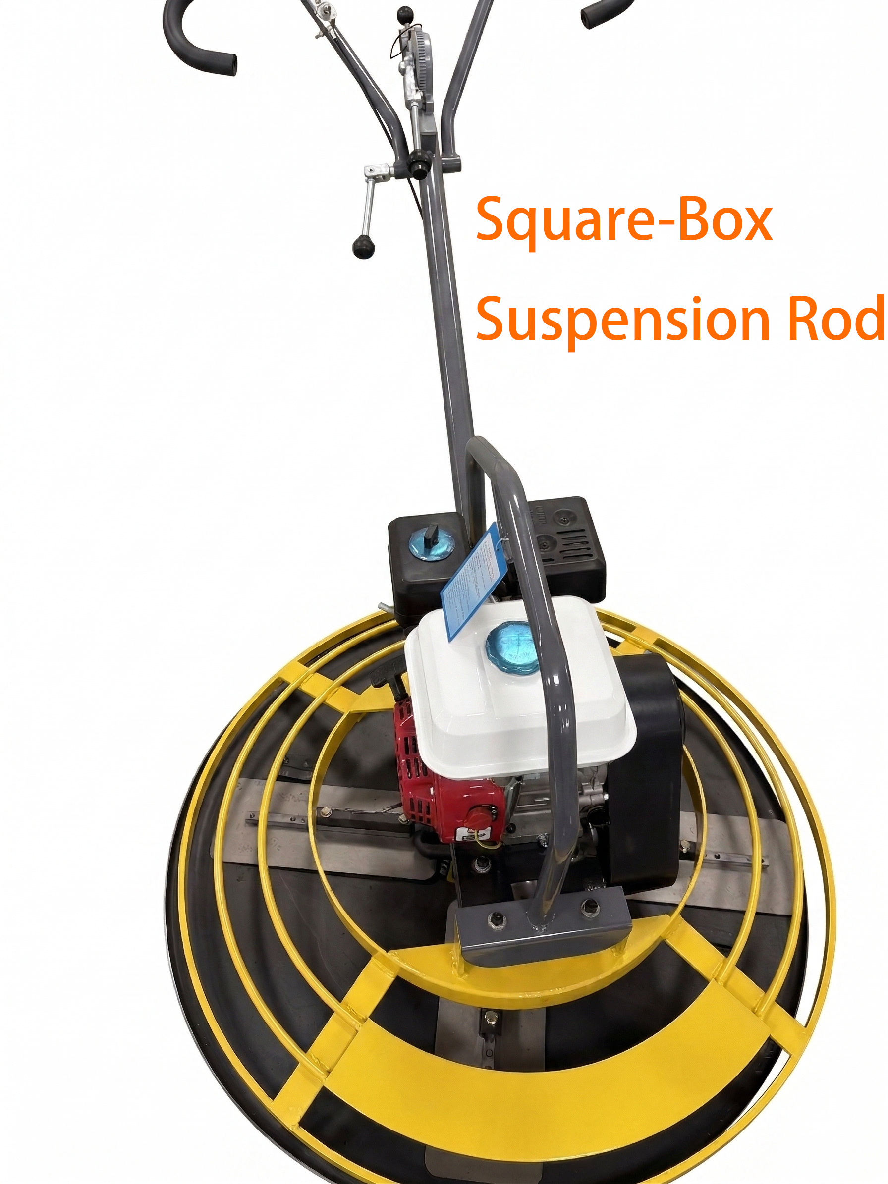 Japan | Baileyton——Square-Box Suspension Rod——MTQT 5.5HP Gasoline Engine Walking Advanced Mini Concrete Power Spatula Machine 8 Blades High Efficiency Concrete Surface 1 Year